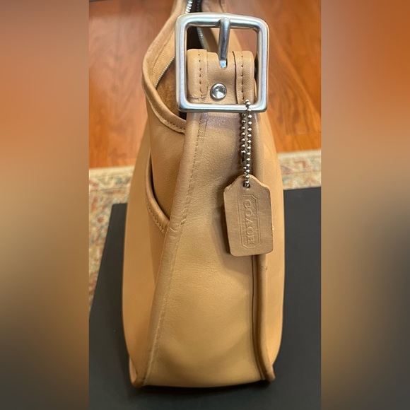 Vintage Coach Legacy Bag 9966 Camel w/Silver Nickel Hardware - Picture 6 of 14